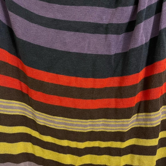 Nanette Lepore silk linen mini one shoulder colorful dress small - Picture 3 of 5